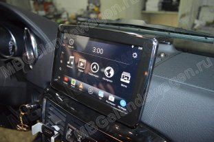 Работа системы Android на Мерседес Гелендваген