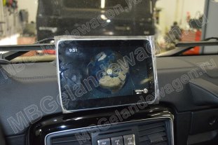 Работа навигационной системы - совмещенные карты России и Европы