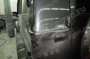 Коррозия на заднем крыле Мерседес Гелендваген