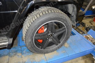 Сборка тормозной системы Гелендваген