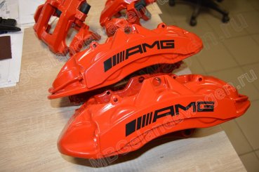 Тормозные суппорта на Мерседес Гелендваген от G63 AMG