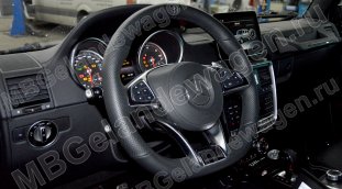 Рестайлинговый руль на Гелендваген AMG G63 G55